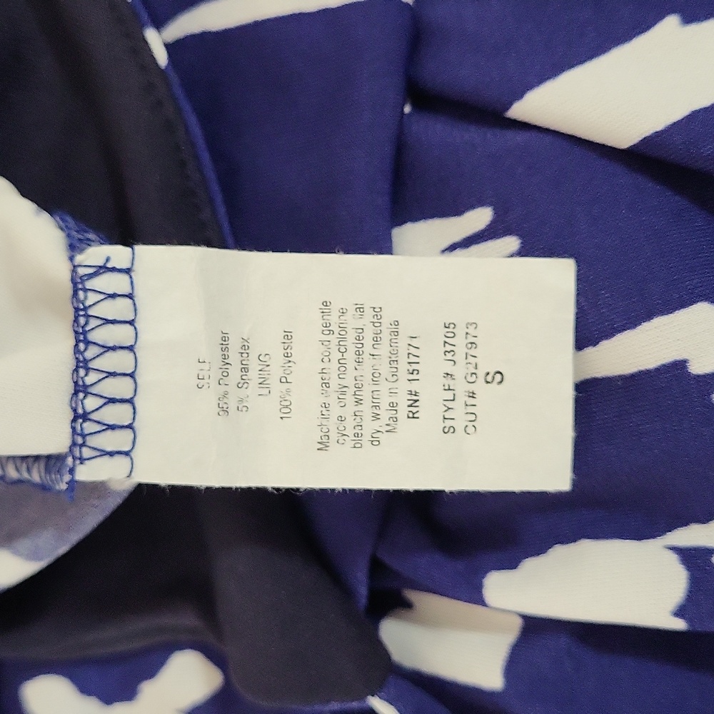 NWT Gilli Small Blue/White Jumpsuit - Picture 8 of 8